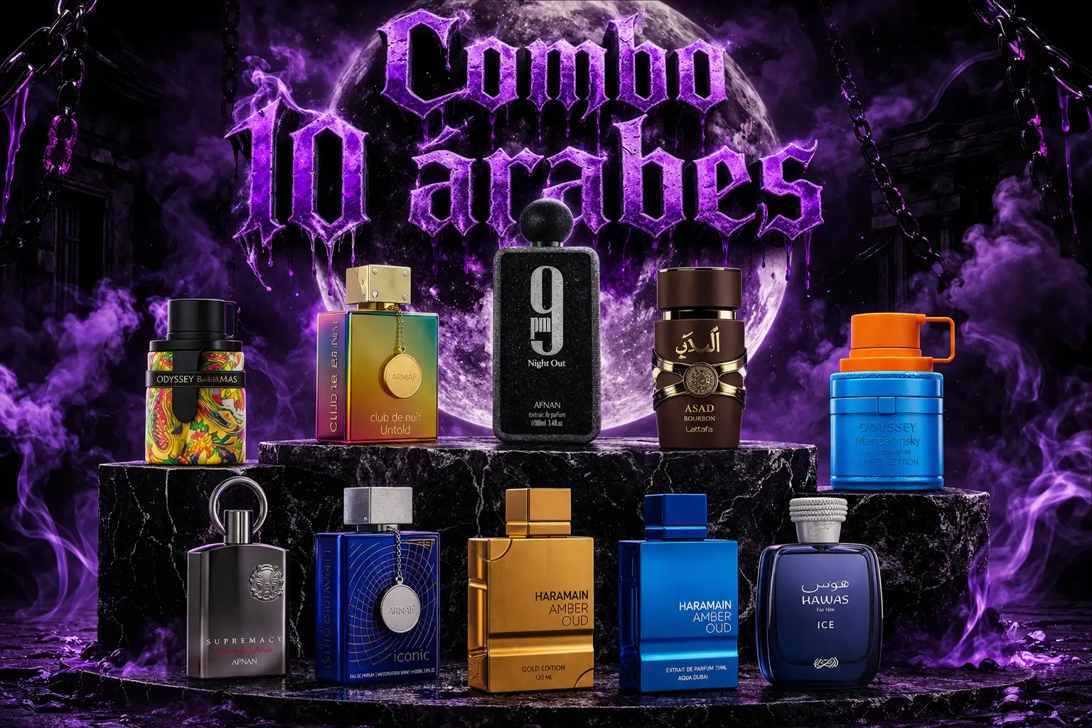Combo 10 arabes